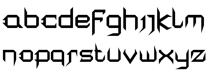 mortis Schriftart Kleinbuchstaben