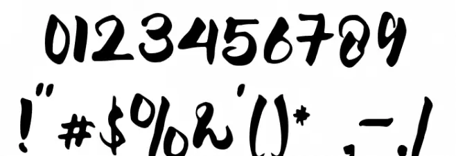 mosttie Font OTHER CHARS