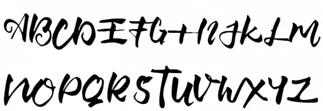 mosttie Font Litere mari