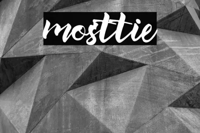 mosttie Font examples
