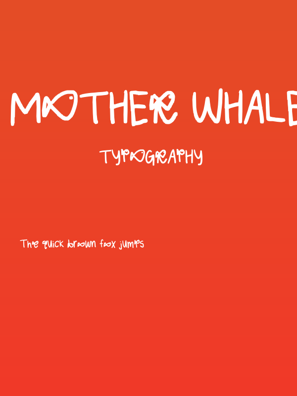 mother whale Poster
