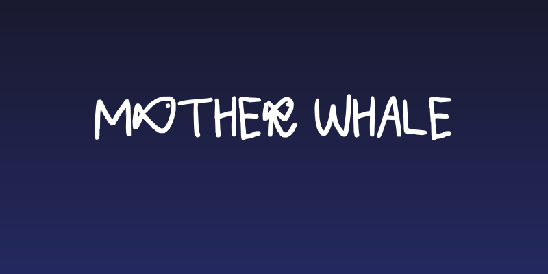mother whale Social Header
