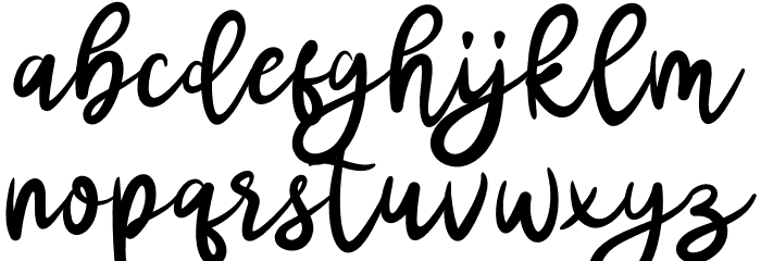 mottas Font LOWERCASE