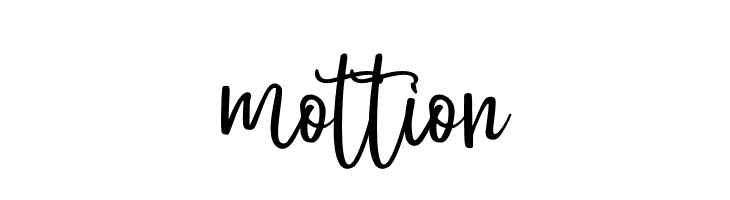 mottion  Frei Schriftart Herunterladen