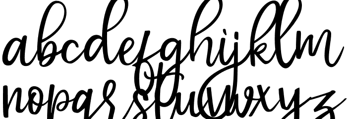 mottion Font LOWERCASE