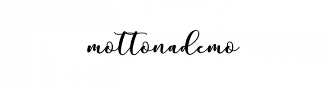 mottonademo  Frei Schriftart Herunterladen
