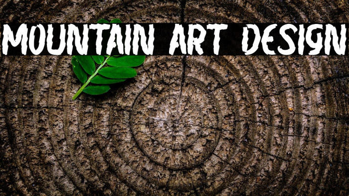 mountain art design Example 1
