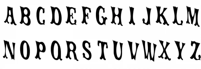 movieola titletype Fonte MAIÚSCULAS
