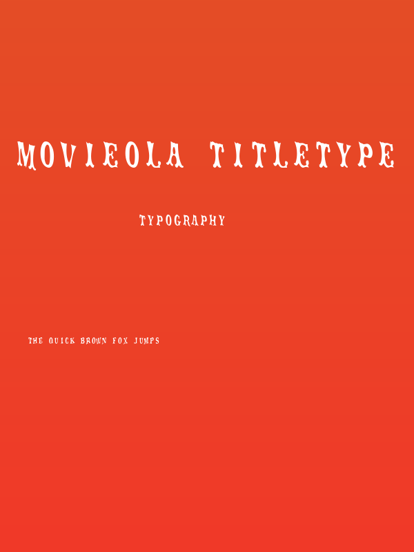 movieola titletype Poster