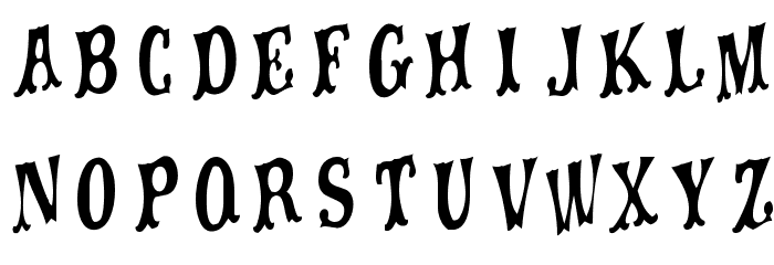 movieola titletype Font LOWERCASE