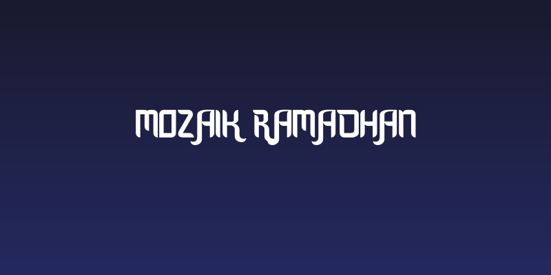 mozaik ramadhan Social Header