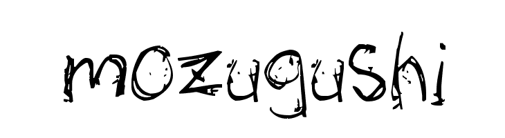 mozugushi  Frei Schriftart Herunterladen