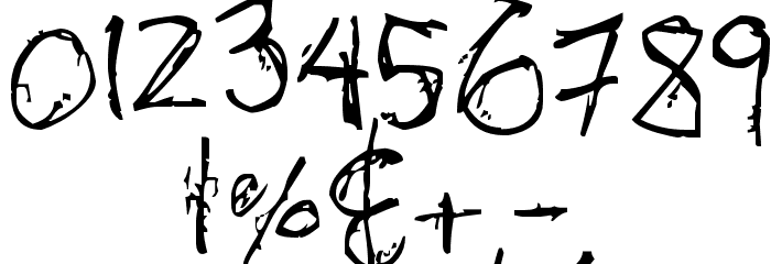 mozugushi Font Alte caractere