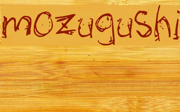 mozugushi Font examples