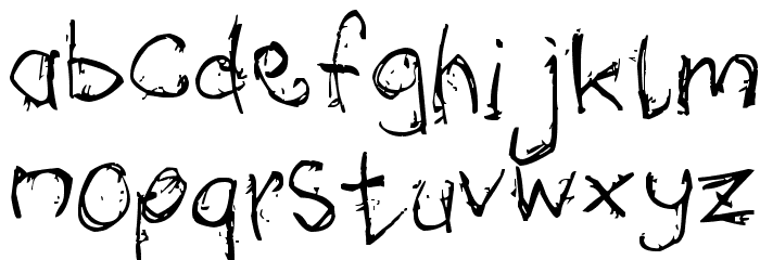 mozugushi Font Litere mici