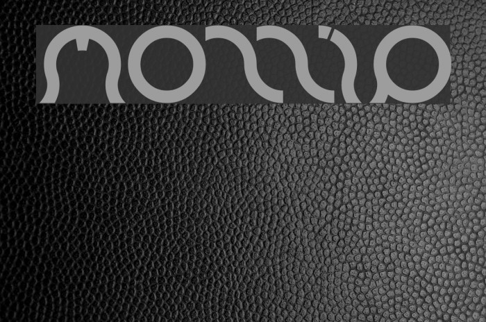 mozzie Шрифта examples