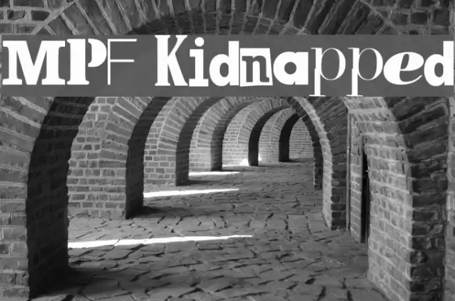 MPF Kidnapped Font examples