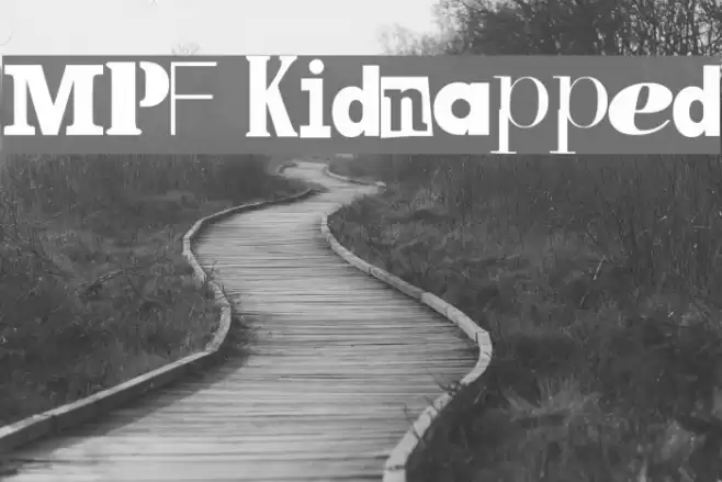 MPF Kidnapped Font examples