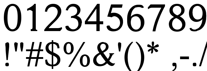MPH 2B Damase Font OTHER CHARS