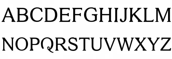 MPH 2B Damase Шрифта ВЕРХНИЙ