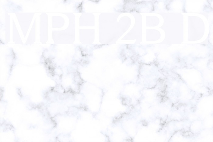 MPH 2B Damase Font examples