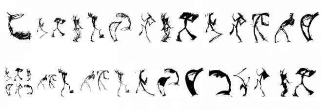 MPictures Font UPPERCASE
