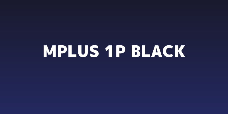 Mplus 1p Black Social Header