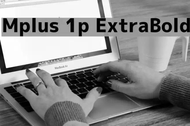 Mplus 1p ExtraBold Font examples