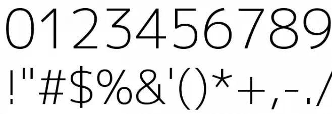 Mplus 1p Light Font OTHER CHARS