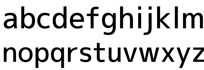 Mplus 1p Medium Font LOWERCASE