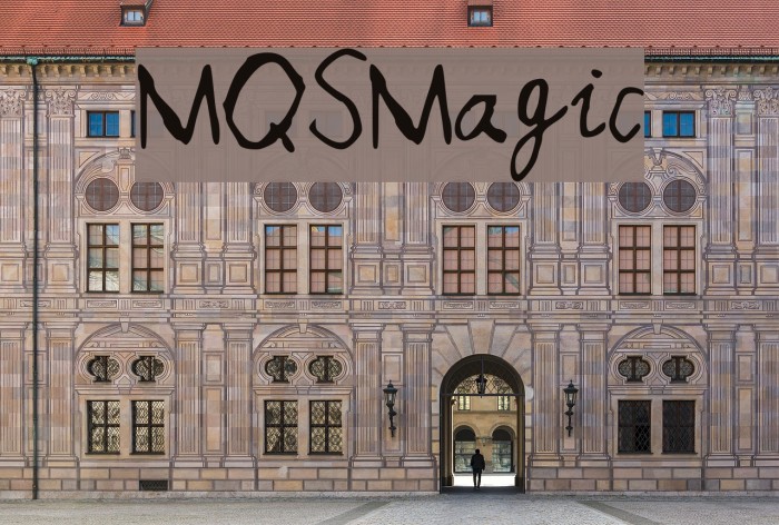 MQSMagic Font examples