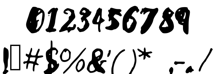 MQSSketchy Font OTHER CHARS