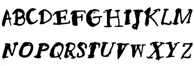 MQSSketchy Schriftart Groß