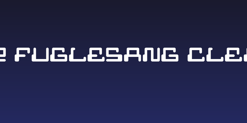 MR FUGLESANG CLEAN Social Header