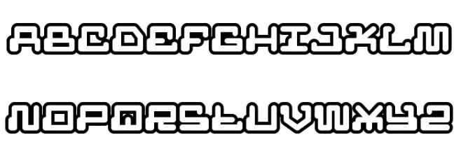 MR FUGLESANG OUTLINE Schriftart Groß