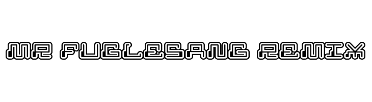 MR FUGLESANG REMIX  Free Fonts Download