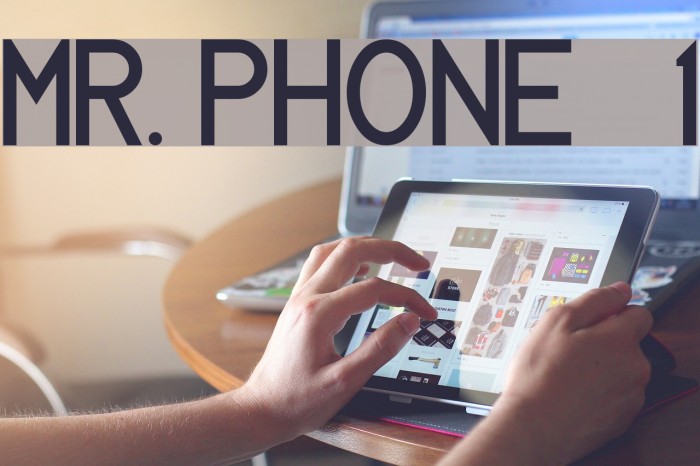 MR. PHONE 1 Font examples