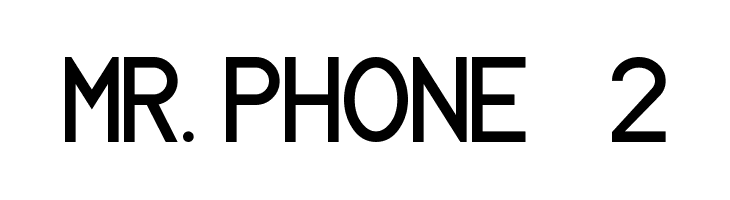 MR. PHONE   2  Descarca Fonturi Gratis