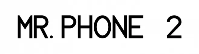 MR. PHONE   2  les polices de caractères gratuit tlcharger