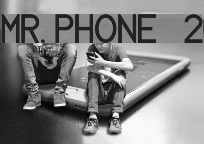 MR. PHONE   2 Font examples