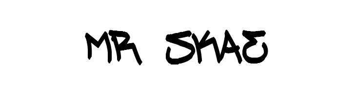 MR SKAE  免费字体下载
