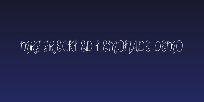 MRF Freckled Lemonade Demo Social Header