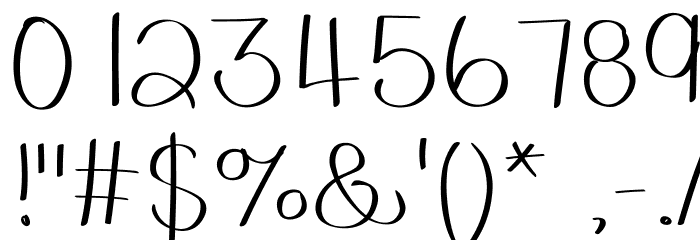 MRF Hello Fall Font OTHER CHARS