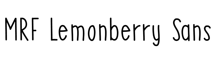 MRF Lemonberry Sans Font