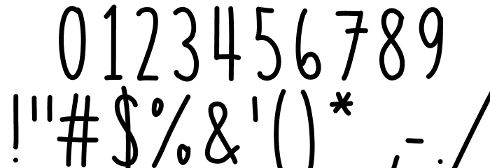 MRF Lemonberry Sans Font OTHER CHARS
