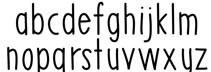 MRF Lemonberry Sans Font LOWERCASE