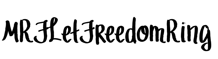 MRF Let Freedom Ring  Frei Schriftart Herunterladen