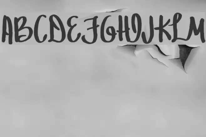 MRF Let Freedom Ring Font examples