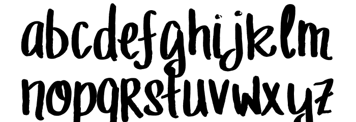 MRF Let Freedom Ring Font LOWERCASE