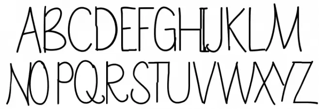 MRF Sabrina Hand Font Шрифта ВЕРХНИЙ